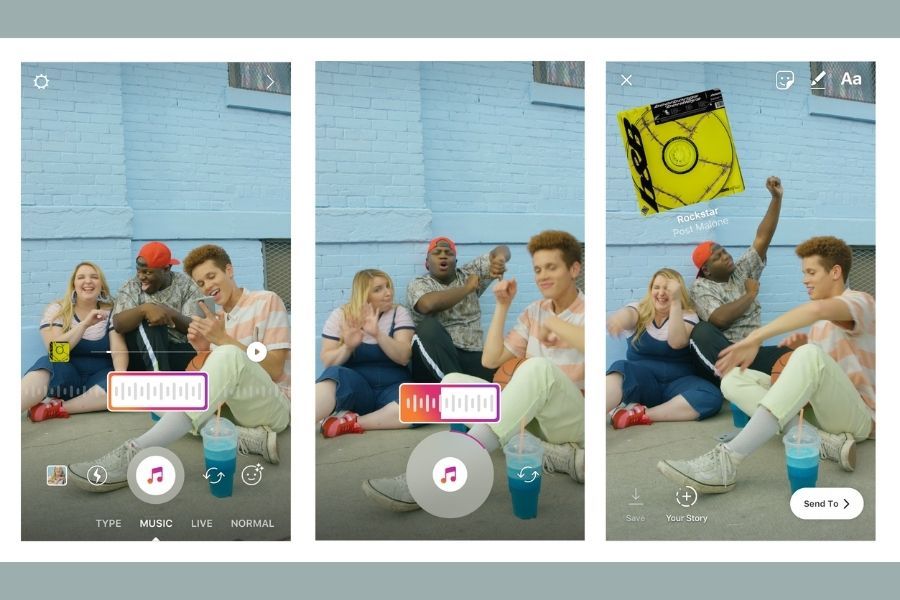 how to add music to instagram story