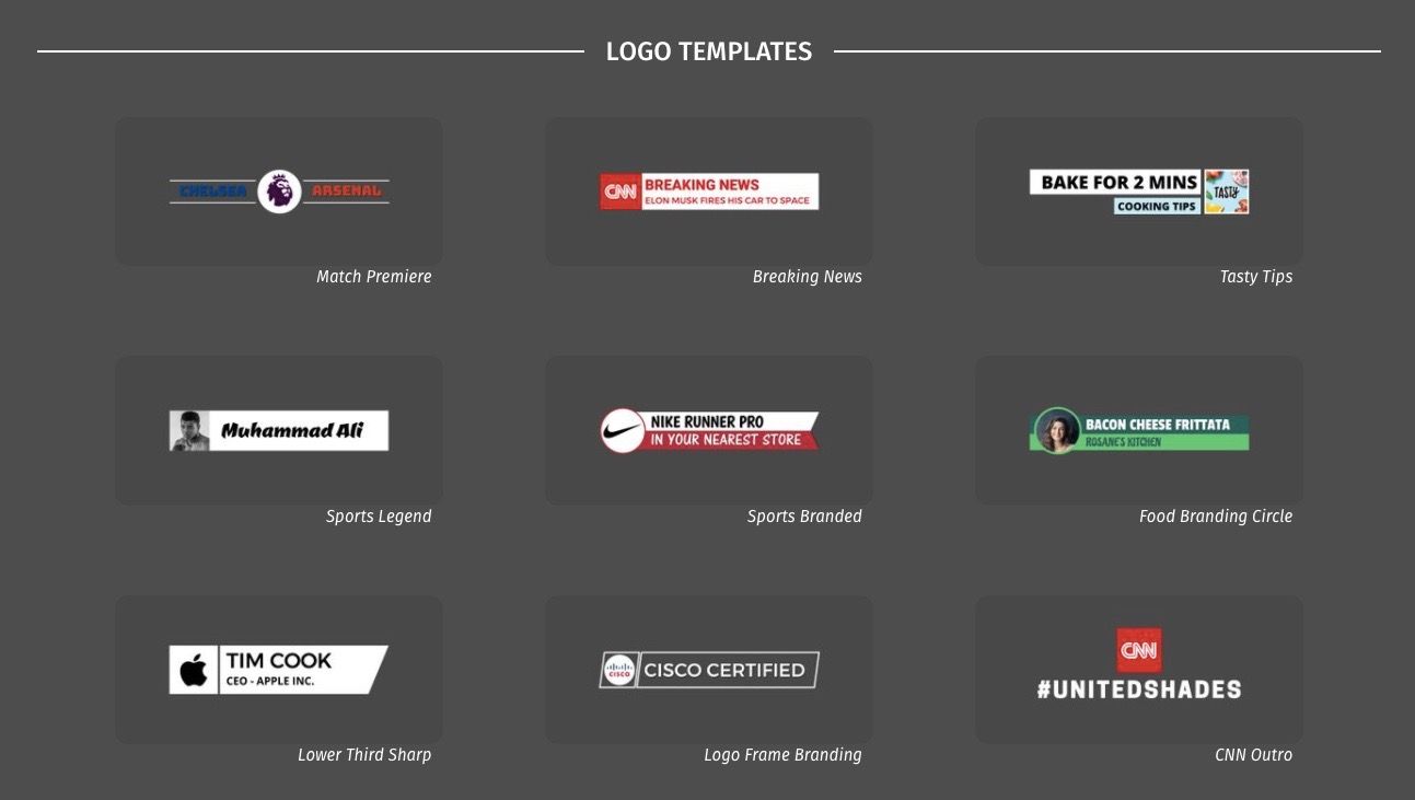 How to make cool video edits: Logo Templates