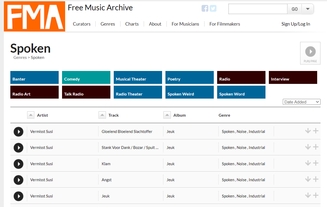 FMA is great place to find good background music for videos. The interface has a well catalogued music items. 